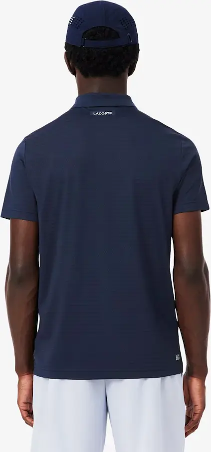 Lacoste Tennis-Polohemd aus Stretch-Jacquard mit Ultra-Dry-Technologie