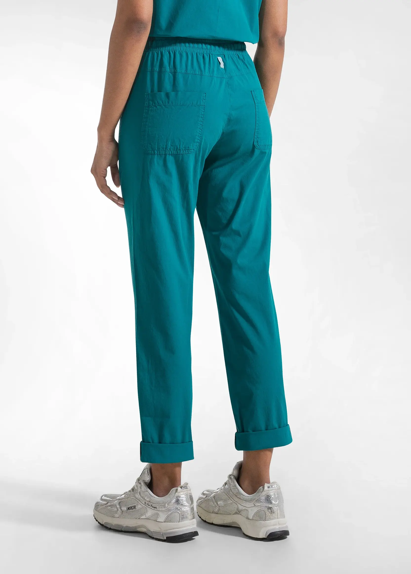 Deha STRAIGHT FIT HOSE AUS STRETCH-POPLINE