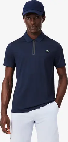 Lacoste Tennis-Polohemd aus Stretch-Jacquard mit Ultra-Dry-Technologie